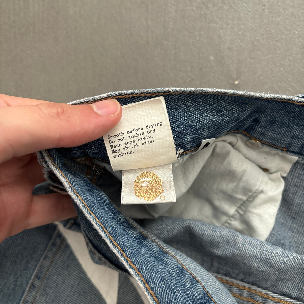 A BATHING APE BAPESTA JEANS [L]