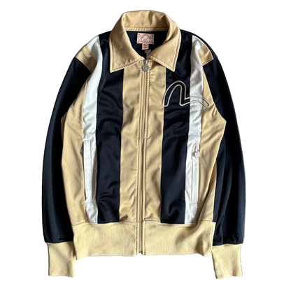 EVISU ATHLETIC ZIP-UP NAVY CREME [M]