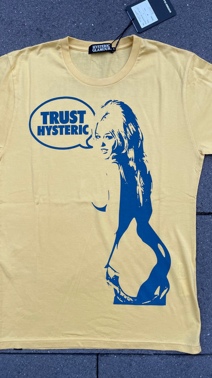 HYSTERIC GLAMOUR TEE JAUNE NOUVEAU [S]