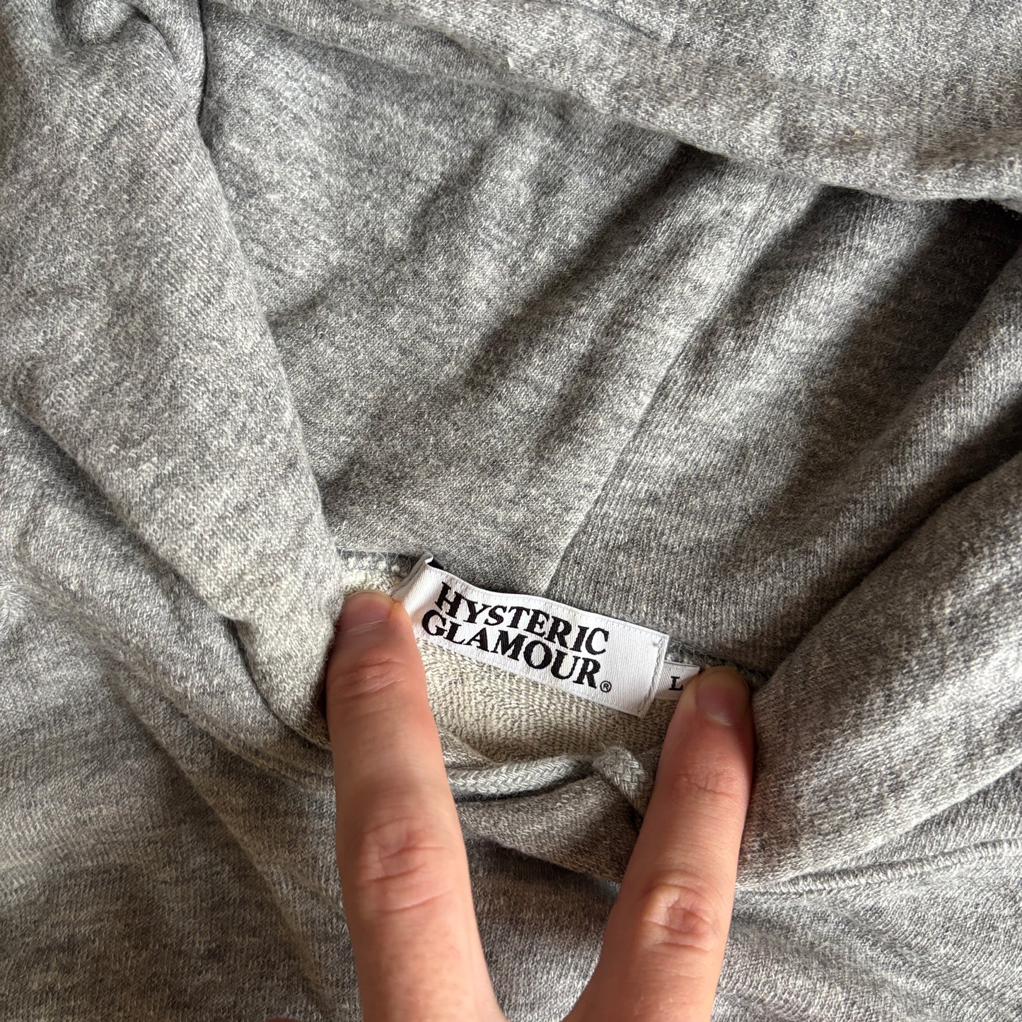 HYSTERIC GLAMOUR NASHVILLE VIP HOODIE GREY [L]