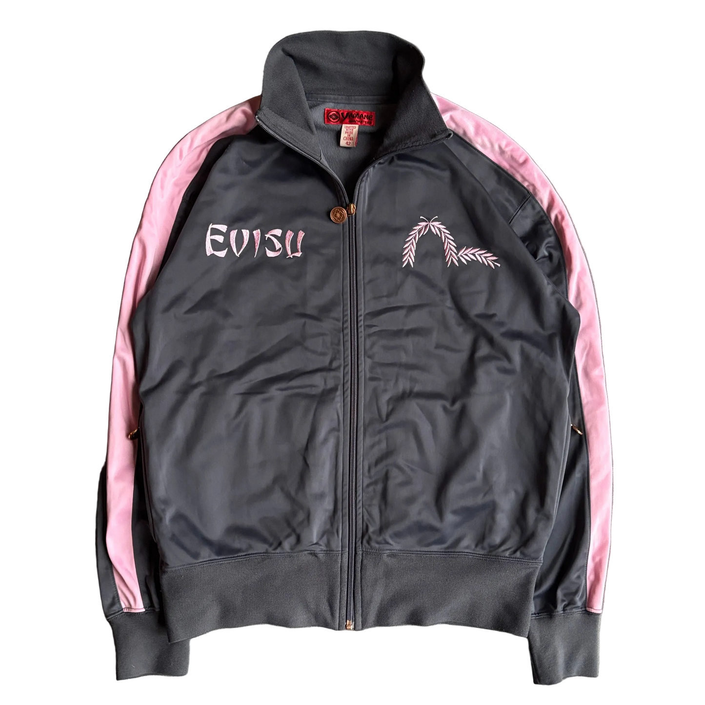 EVISU SEAGULL TRACKJACKET GREY PINK [L]