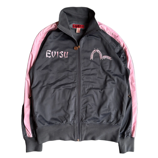 EVISU SEAGULL TRACKJACKET GREY PINK [L]