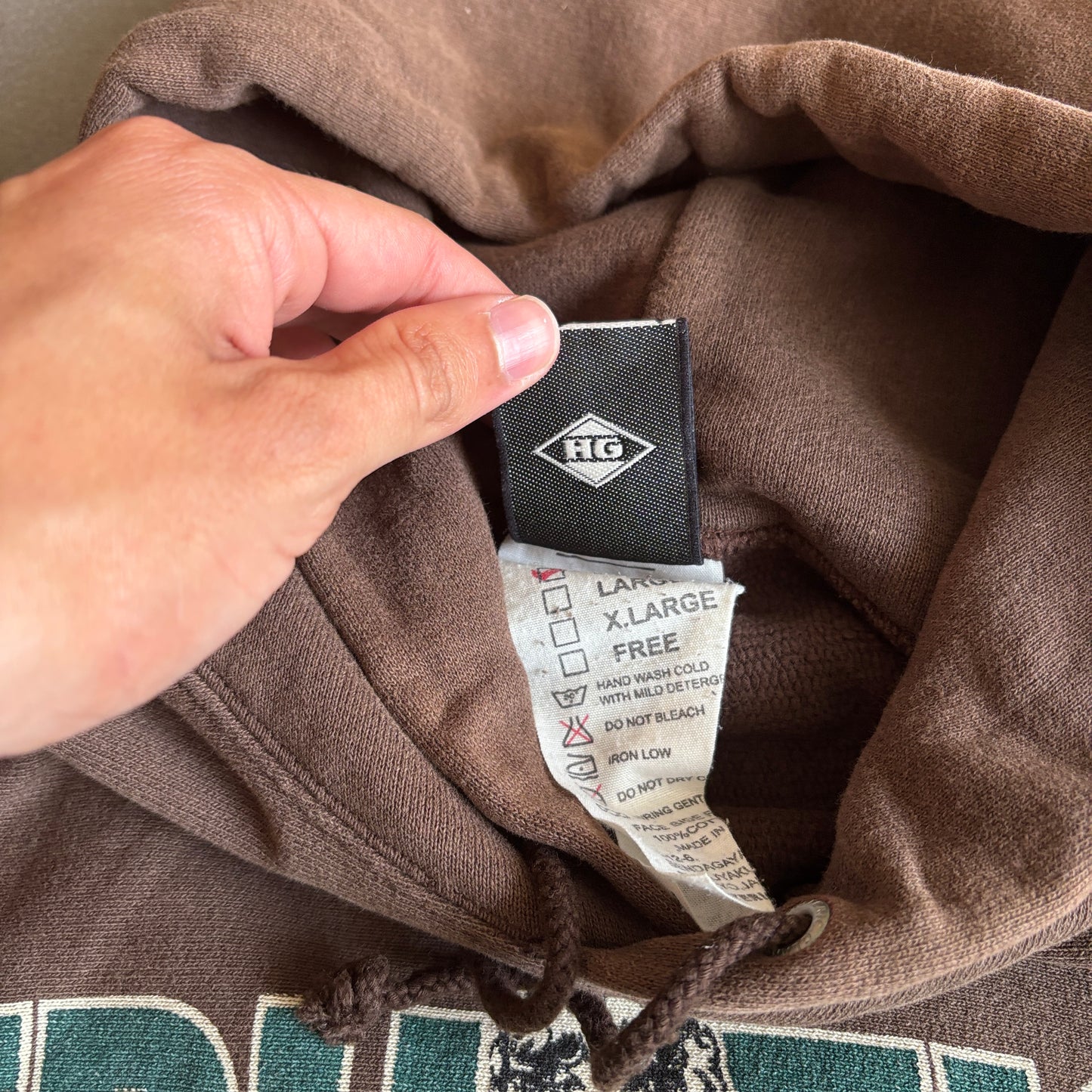 HYSTERIC GLAMOUR ERUPTION HOODIE BROWN [M]