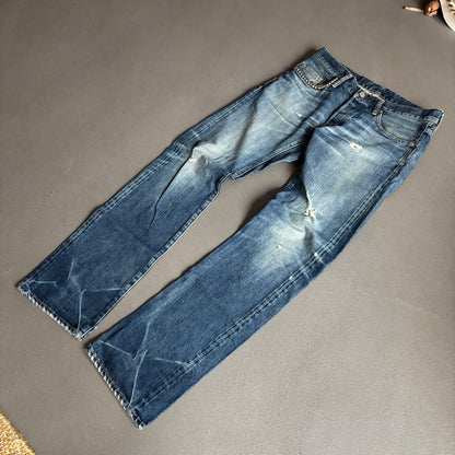 HYSTERIC GLAMOUR STUDDED SELVEDGE DENIM [W30]