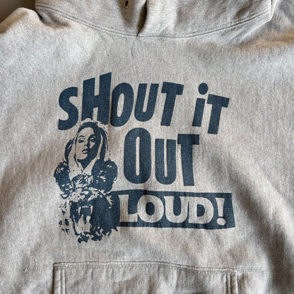 HYSTERIC GLAMOUR SHOUT IT OUT LOUD HOODIE [L]
