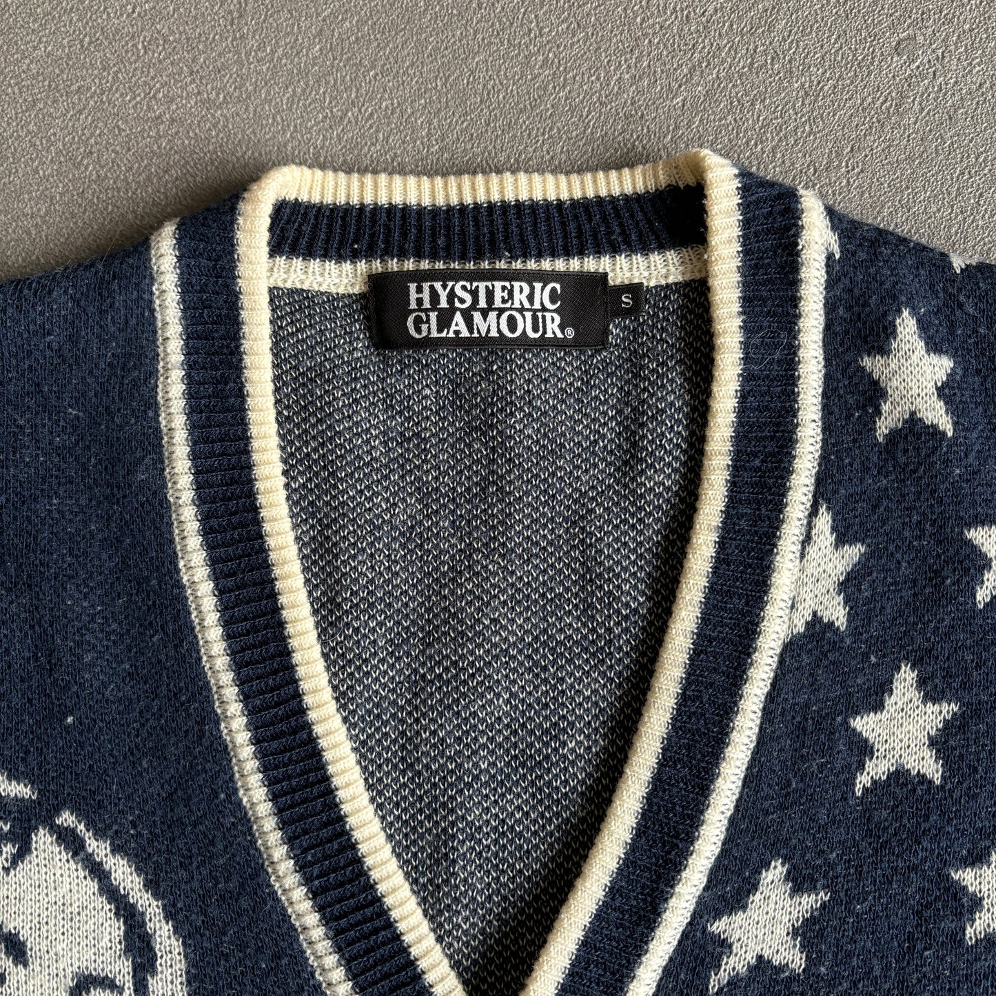 CARDIGAN GLAMOUR ISTERICO BLU MARINO [S]