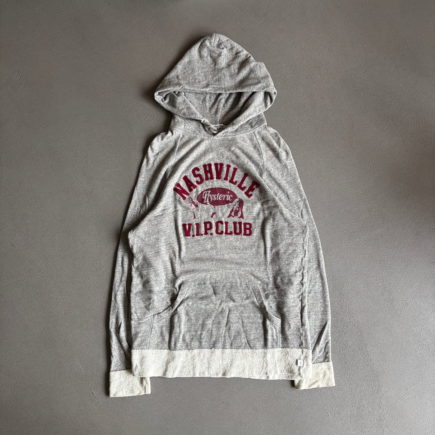 HYSTERIC GLAMOUR NASHVILLE VIP HOODIE GREY [L]