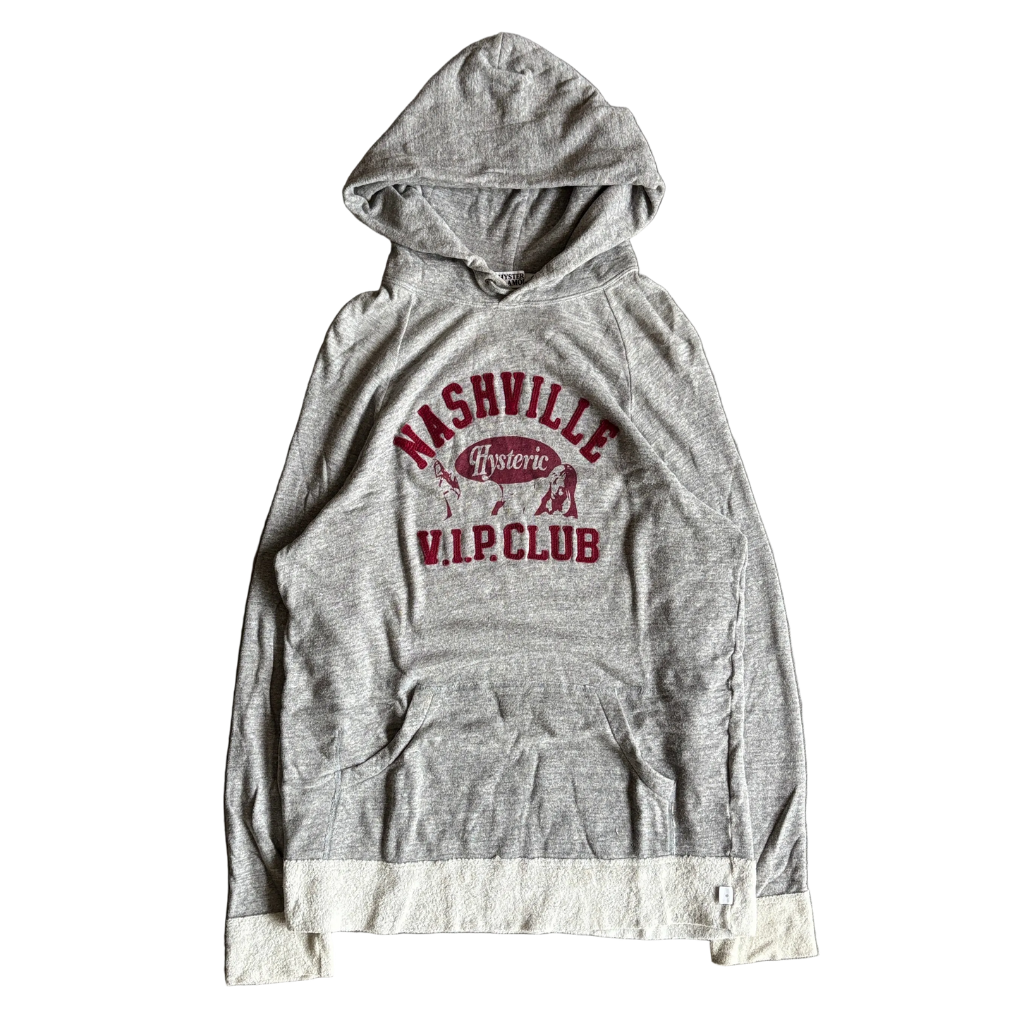 HYSTERIC GLAMOUR NASHVILLE VIP HOODIE GREY [L]