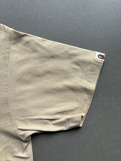 BAPE SMALL LOGO TEE CREME [L]