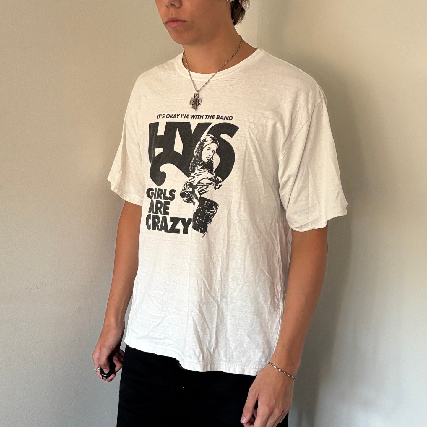 HYSTERIC GLAMOUR GIRLS ARE CRAZY TEE [XL]