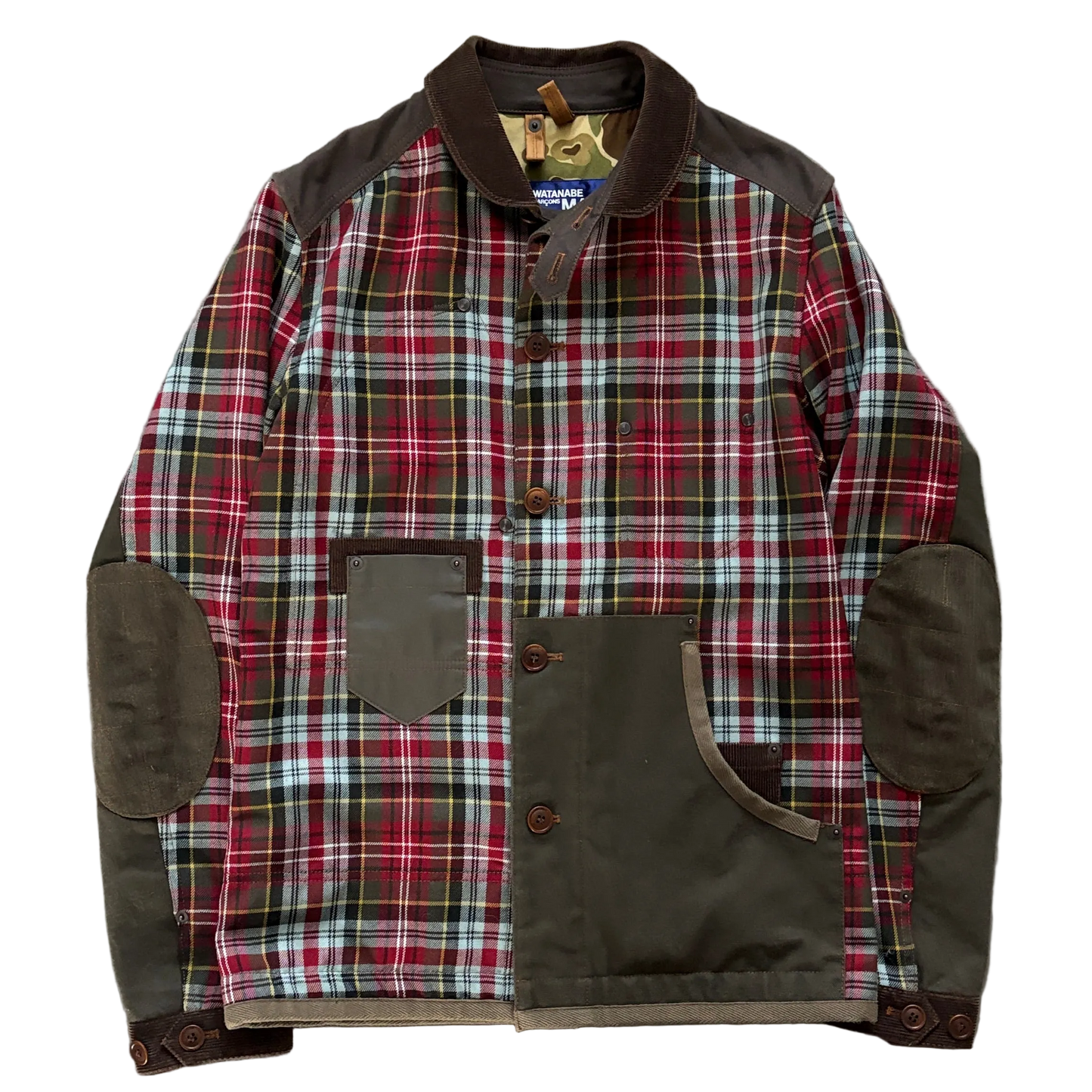 AD2014 JUNYA WATANABE CDG PLAID JACKET [S]