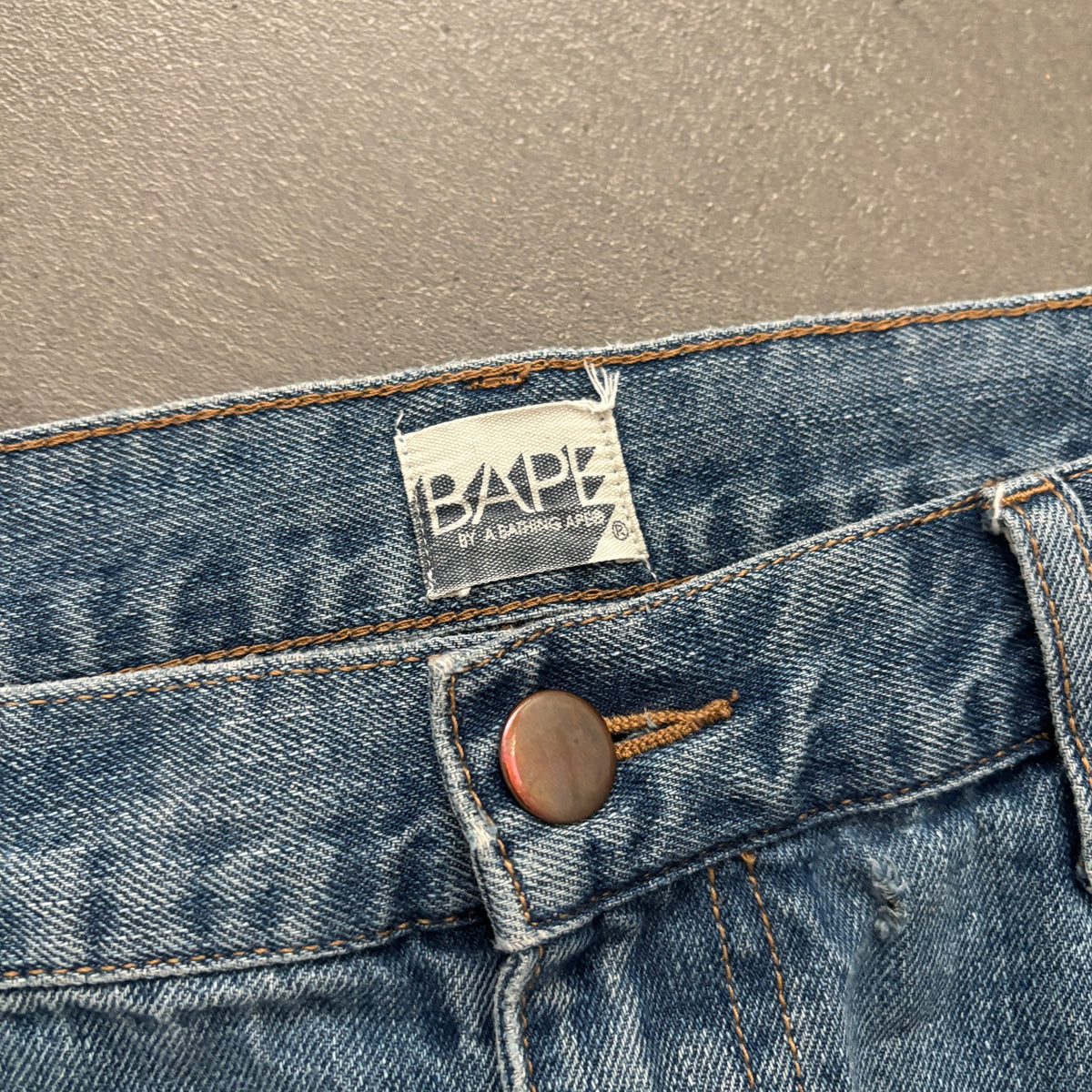 A BATHING APE BAPESTA JEANS [L]