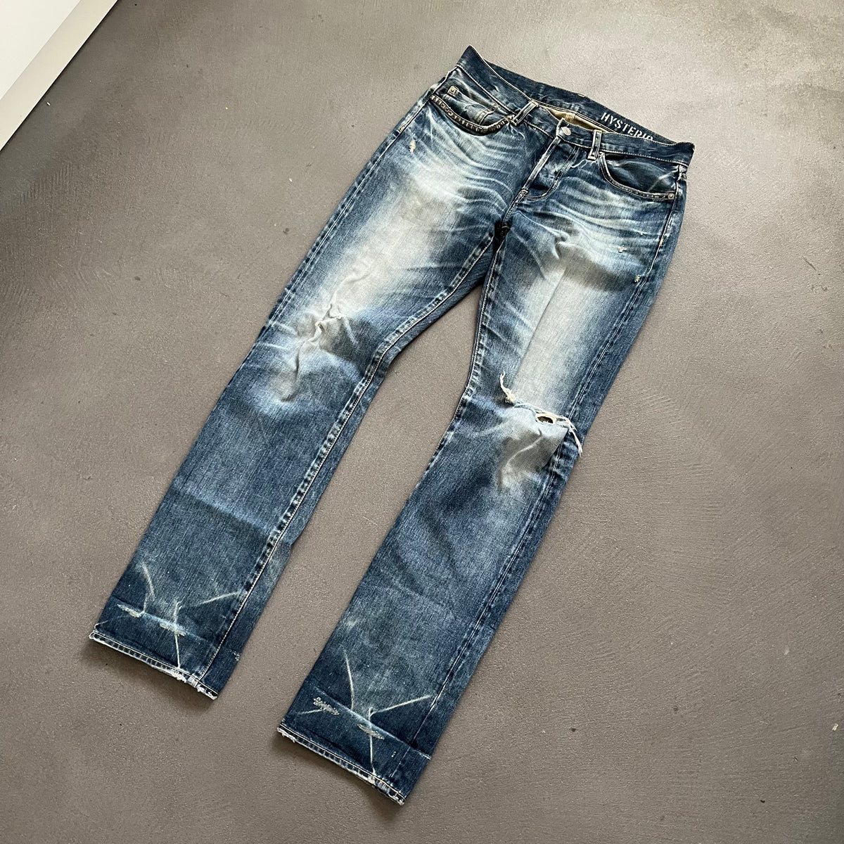 HYSTERIC GLAMOUR STUDDED SELVEDGE DENIM #37 [W31]