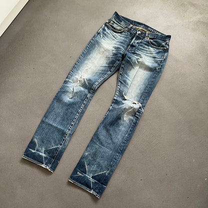 HYSTERIC GLAMOUR STUDDED SELVEDGE DENIM #37 [W31]