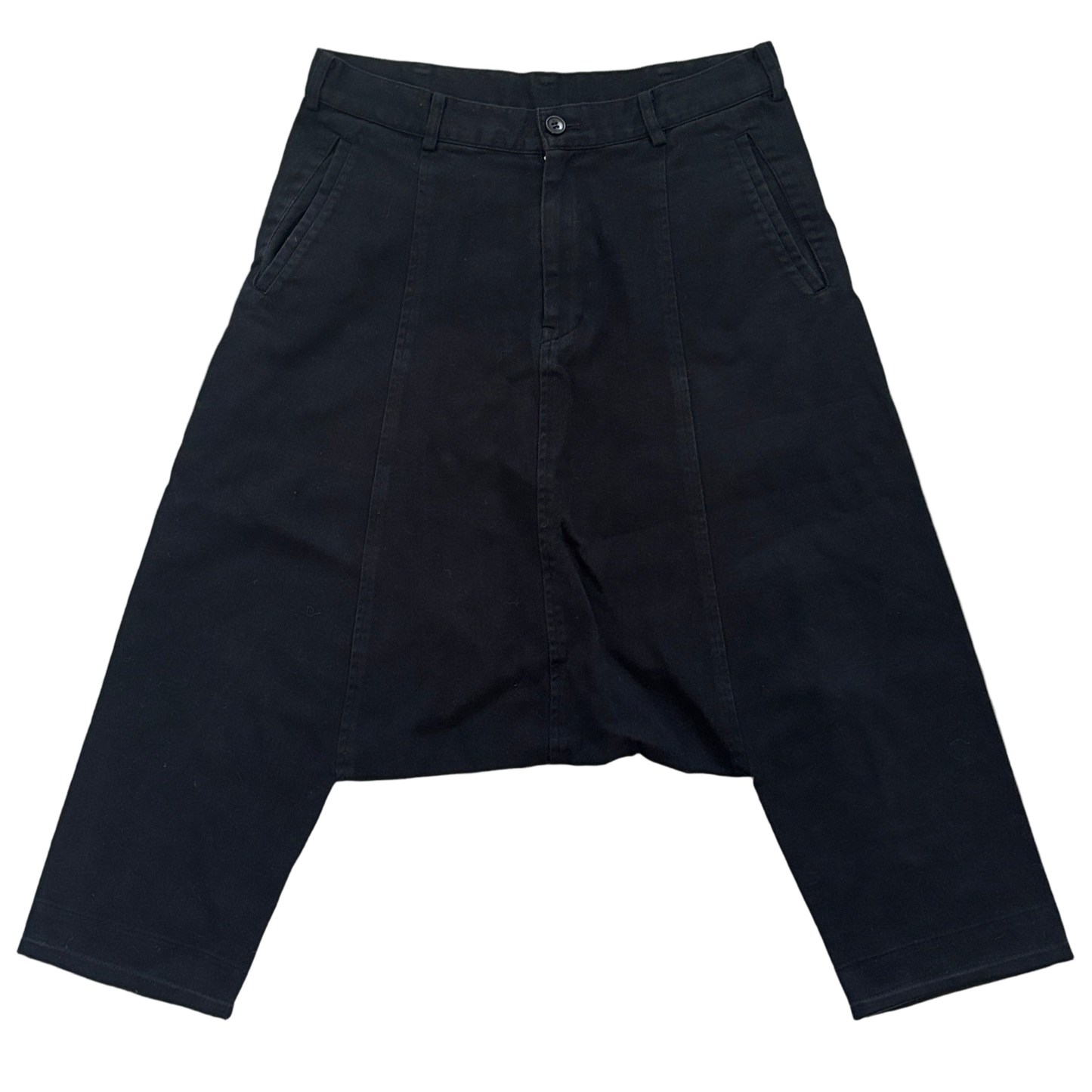 COMME DES GARCONS BLACK DROP CROTCH PANTS [S]