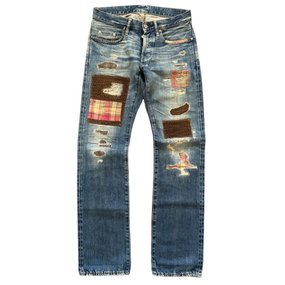 HYSTERIC GLAMOUR INSANE STUDDED SELVEDGE DENIM #29 [W28]