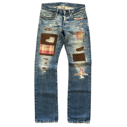 HYSTERIC GLAMOUR INSANE STUDDED SELVEDGE DENIM #29 [W28]