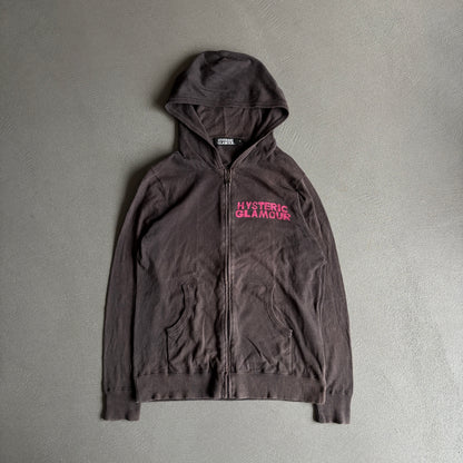 HYSTERIC GLAMOUR SATURDAY NIGHT ZIP-HOODIE [S]