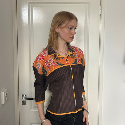 ISSEY MIYAKE PLEATS PLEASE BUTTERFLY TOP [M]