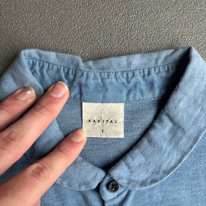 KAPITAL CUTE TOP BLUE [S]