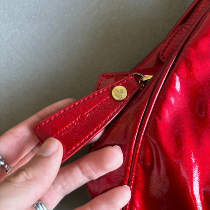 VIVIENNE WESTWOOD ORB HANDBAG RED