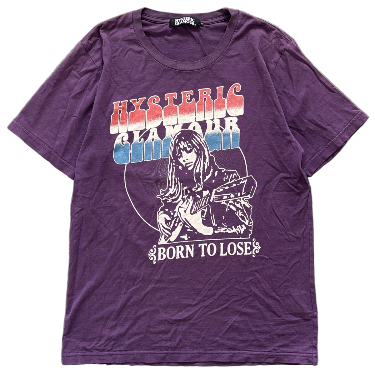 HYSTERIC GLAMOUR BORN TO LOSE PURPLE TEE [S] – TOMVINTAGE