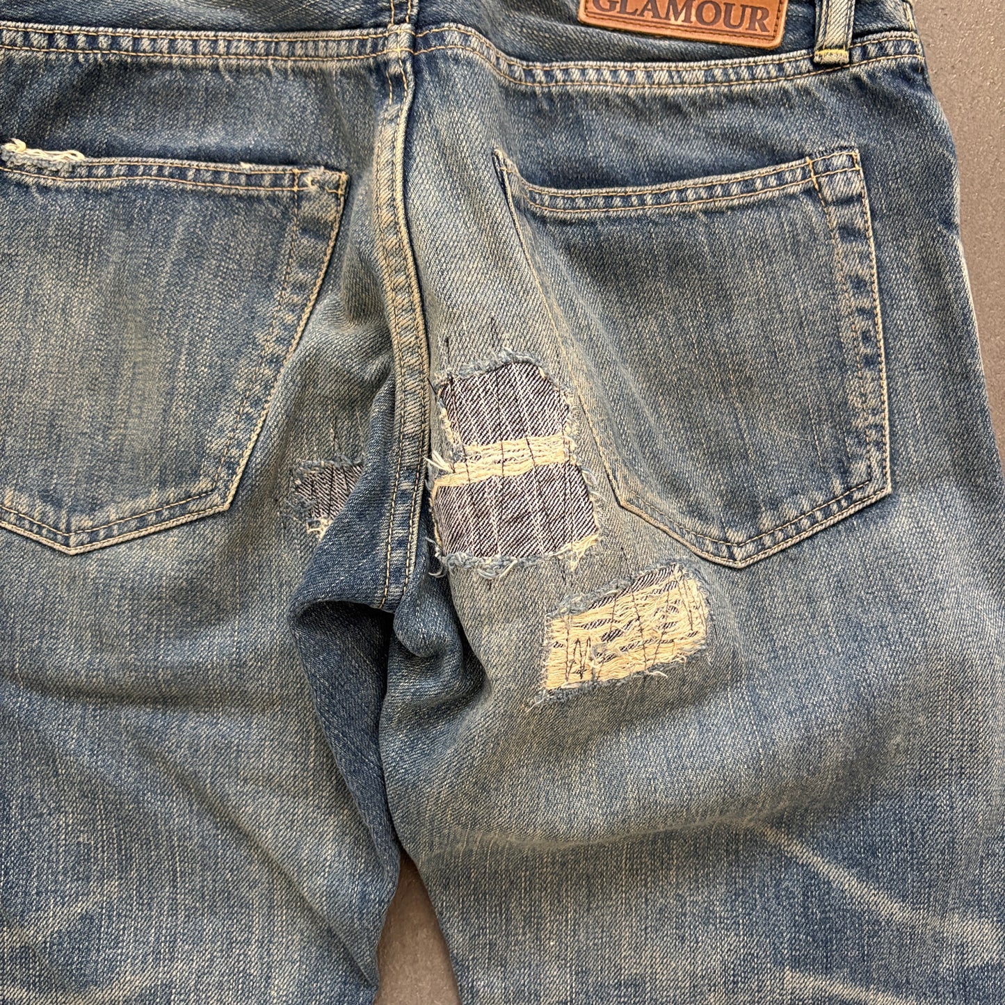 HYSTERIC GLAMOUR STUDDED REPAIRED DENIM #26 [W28]