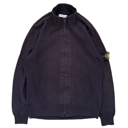 2010S STONE ISLAND ZIP-SWEATER NAVY [L]