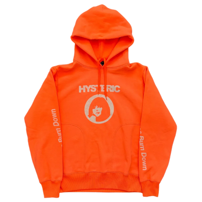 HYSTERIC GLAMOUR LOGO HOODIE ORANGE [M]