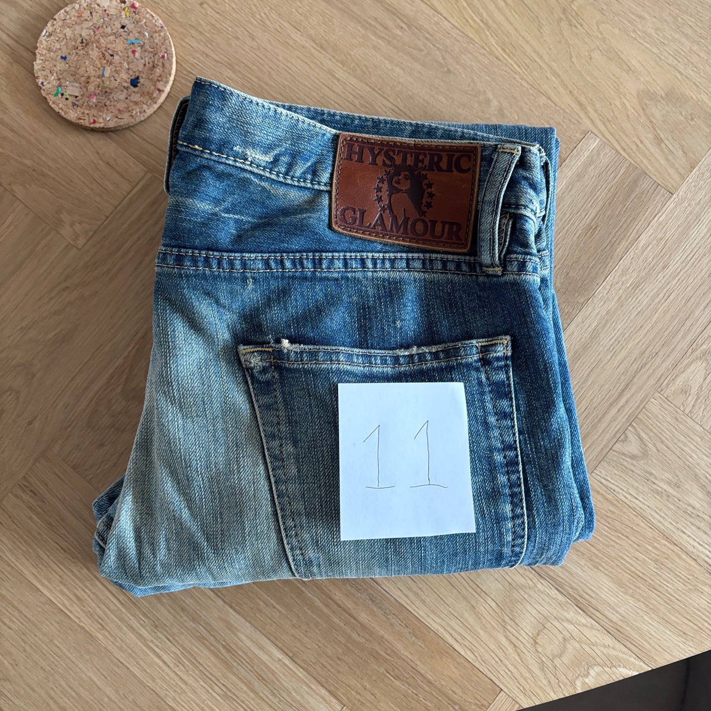 HYSTERIC GLAMOUR STUDDED DENIM #11 [W32]