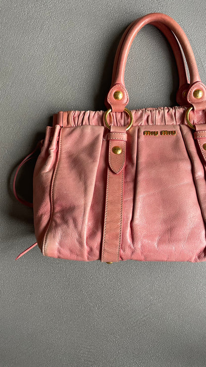 SAC À MAIN ROSE MIUMIU