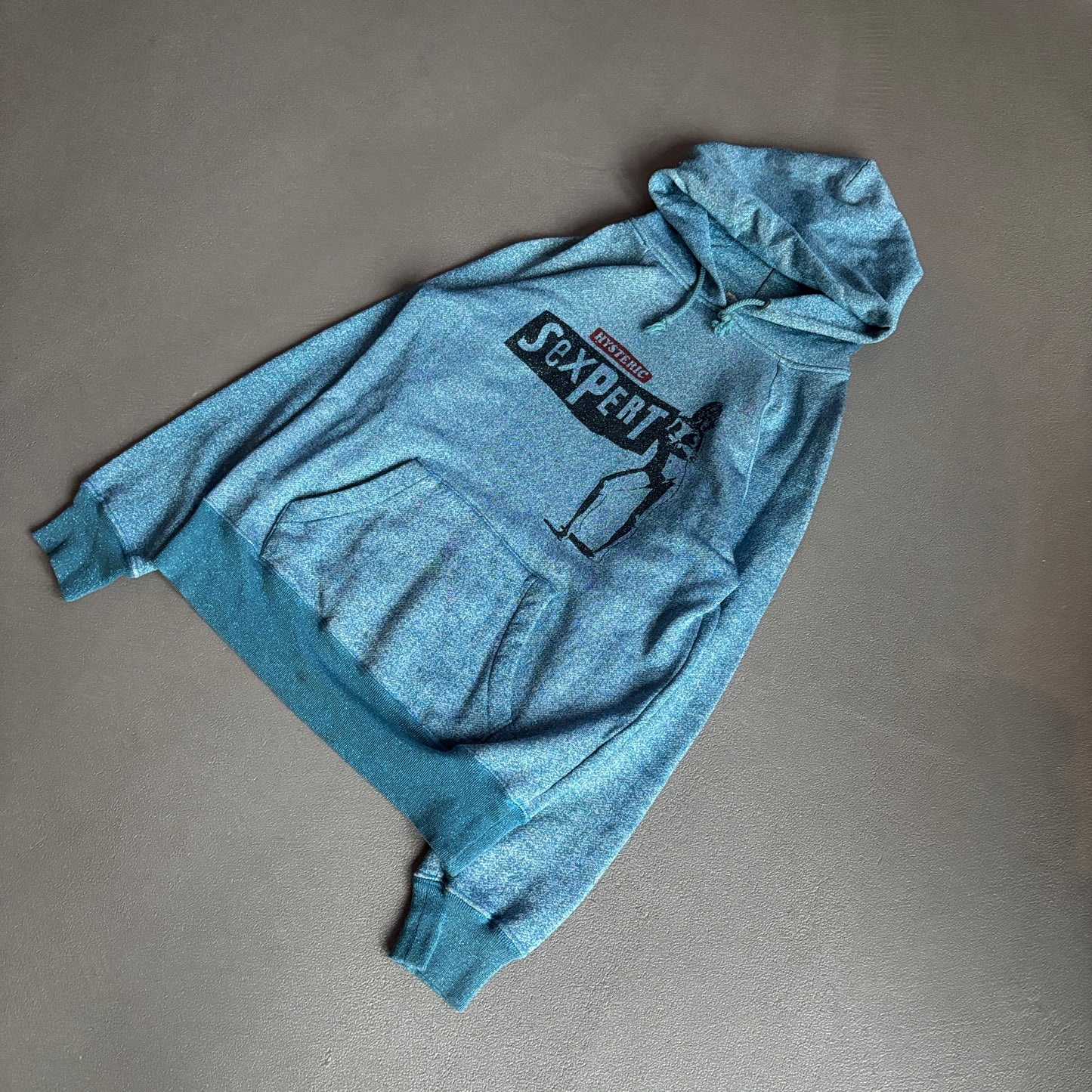 HYSTERIC GLAMOUR SEXPISTOLS HOODIE BLUE/GREY [XS]
