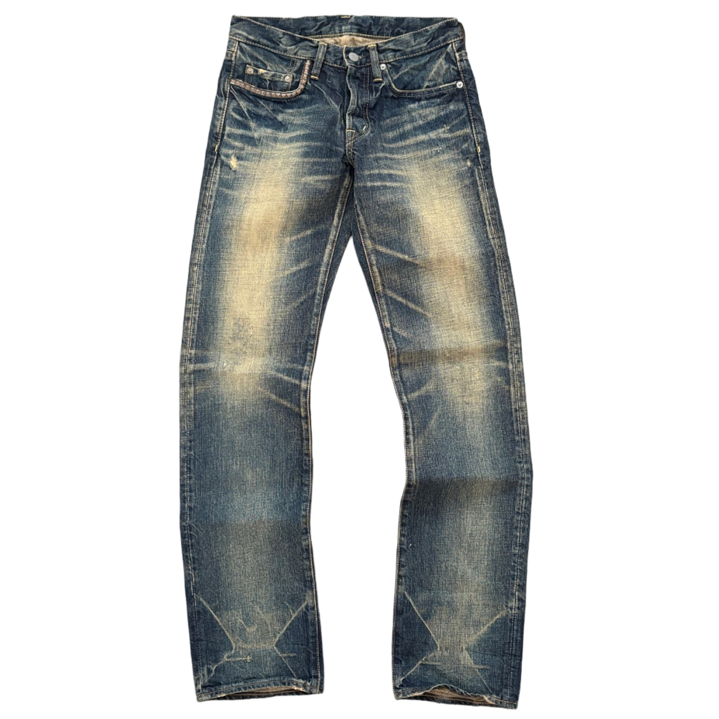 HYSTERIC GLAMOUR FADED STUDDED DENIM [W28]