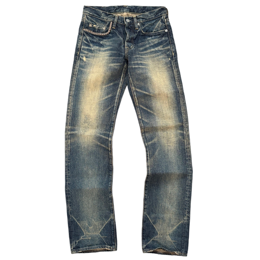 HYSTERIC GLAMOUR FADED STUDDED DENIM [W28]