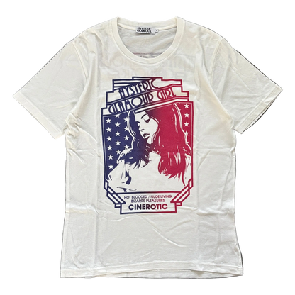 HYSTERIC GLAMOUR CINEROTIC TEE WHITE [S]