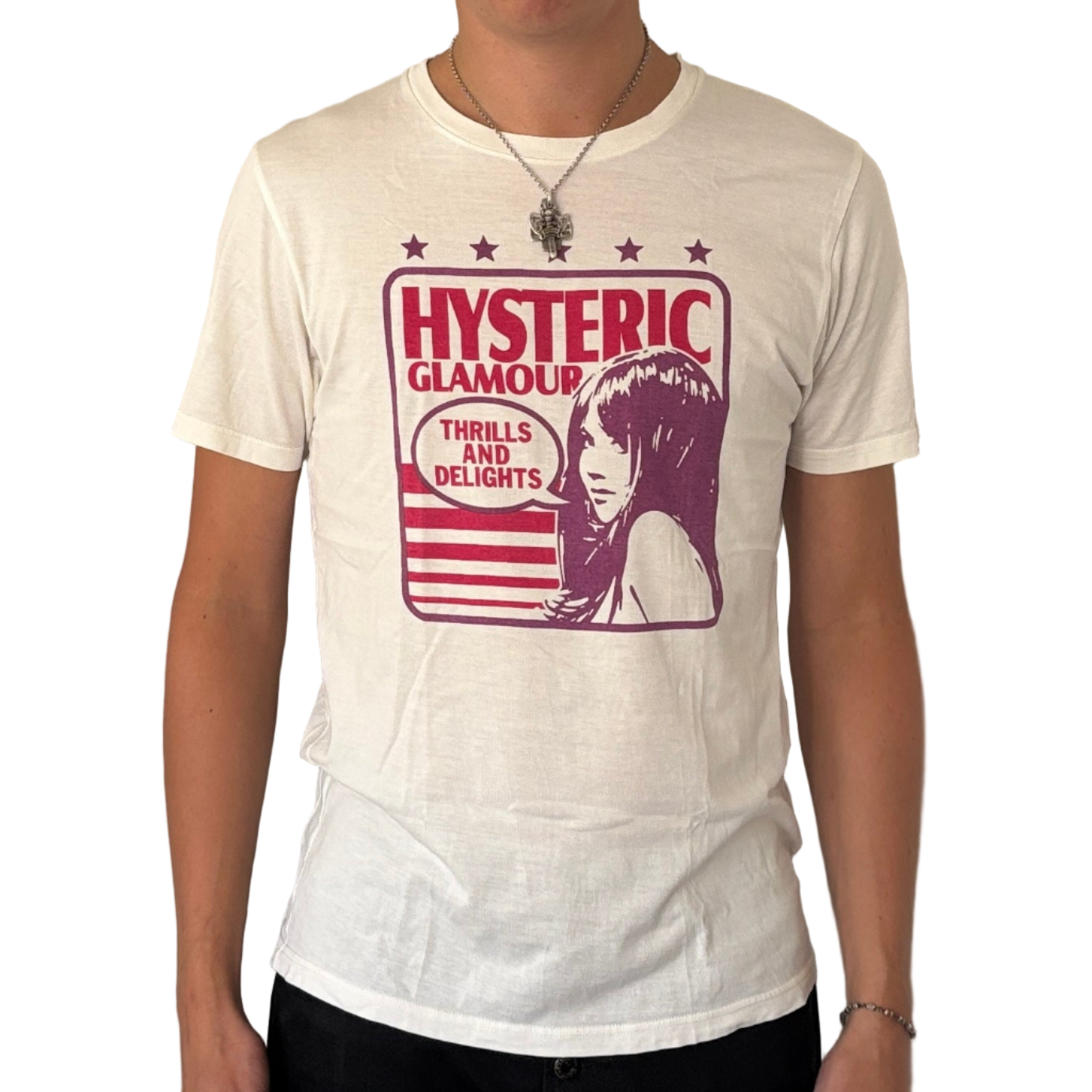 HYSTERIC GLAMOUR THRILLS AND DELIGHTS TEE [M]