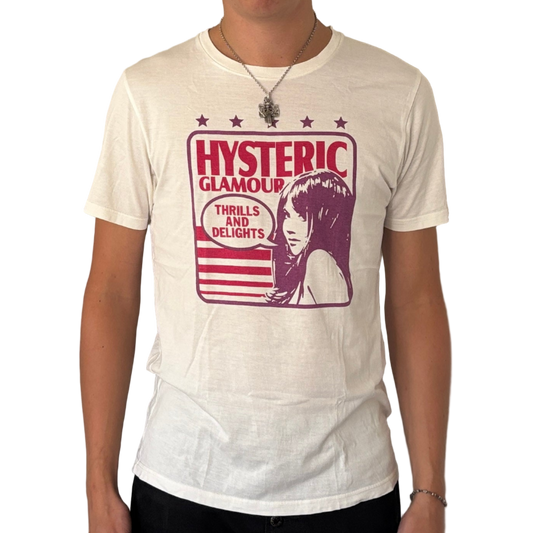HYSTERIC GLAMOUR THRILLS AND DELIGHTS TEE [M]