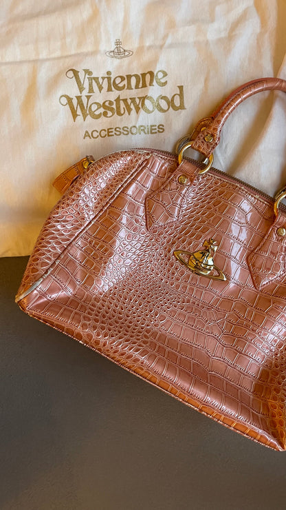 VIVIENNE WESTWOOD PINK HANDBAG