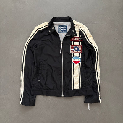 HYSTERIC GLAMOUR PATCH BIKER JACKET [S]