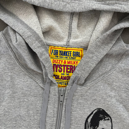 HYSTERIC GLAMOUR SLEEVELESS HOODIE GREY [S]