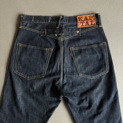 JEANS CON FIBBIA INDACO KAPITAL [W29]