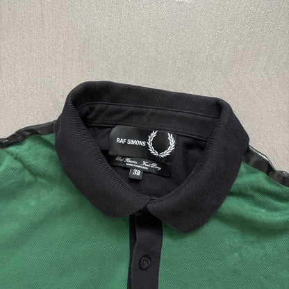 RAF SIMONS X FRED PERRY GREEN POLO [S]