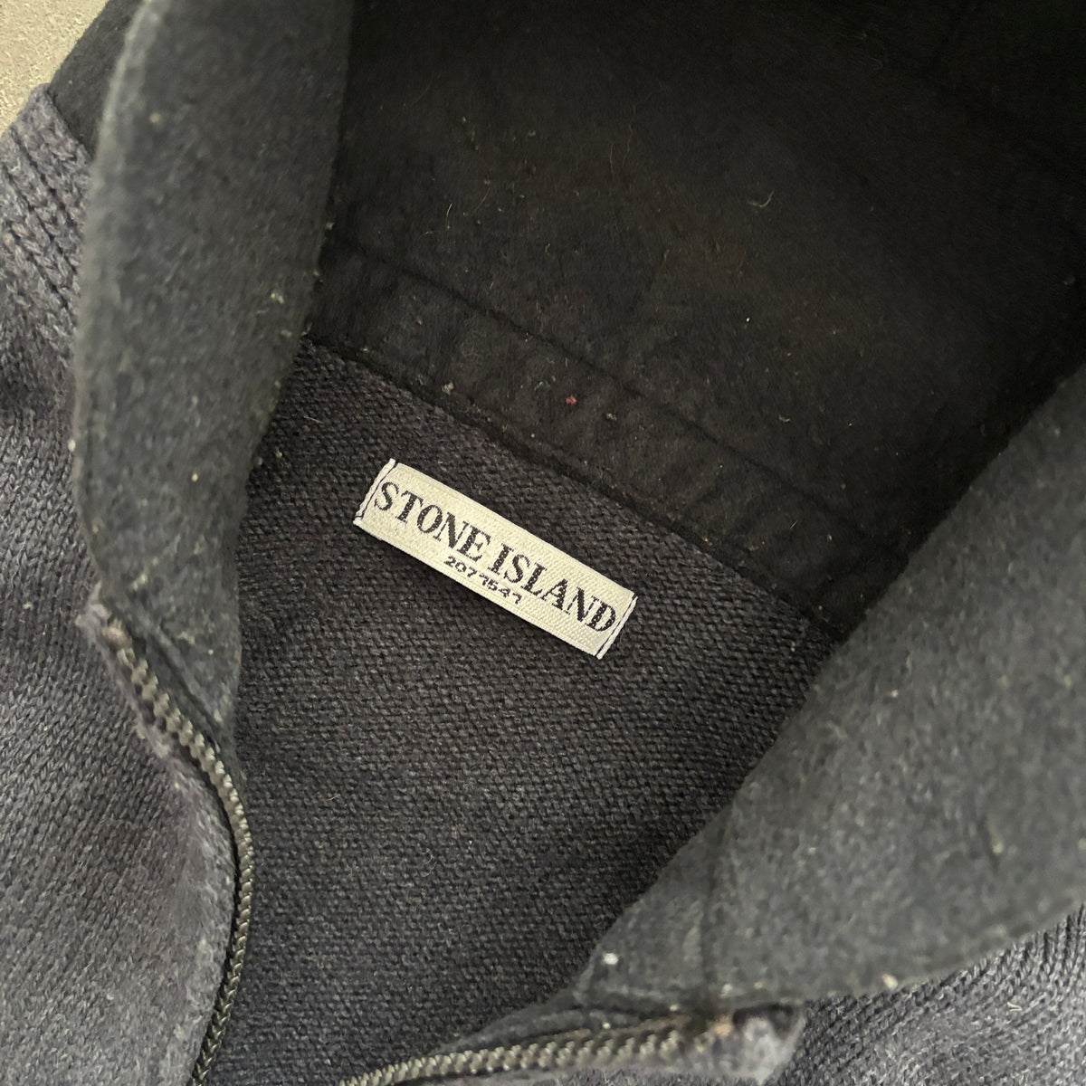 AW2010 STONE ISLAND KNITTED HOODIE GREY [M]