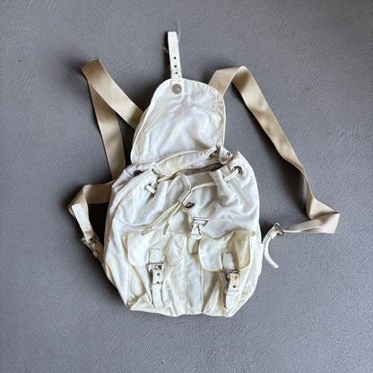 PRADA BACKPACK WHITE