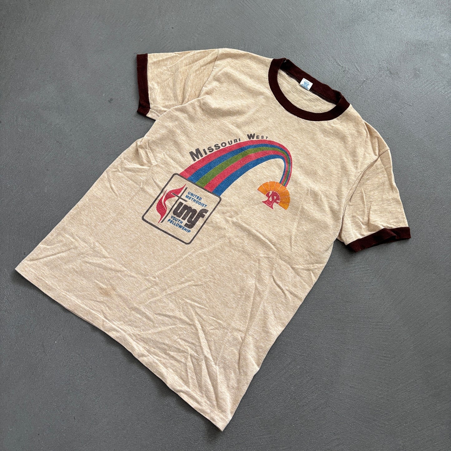 70S MISSOURI WEST RINGER TEE | ARTEX TAG [M]