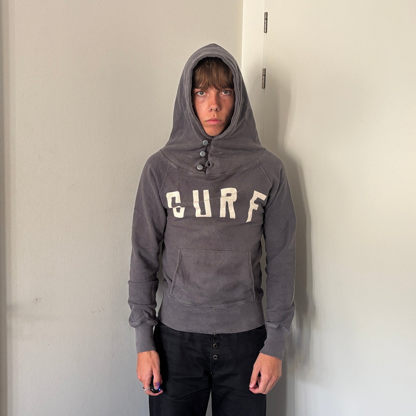 KAPITAL SURF HOODIE GREY [M]