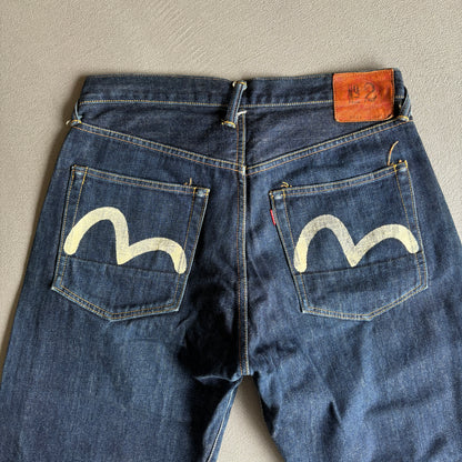 EVISU INDIGO JEANS CREMA GABBIANO [W31]