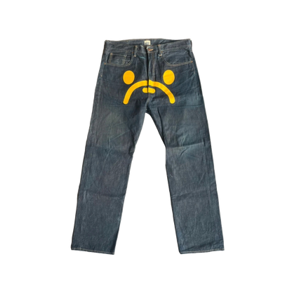 A Bathing Ape jeans baby milo sad face - Tomvintage