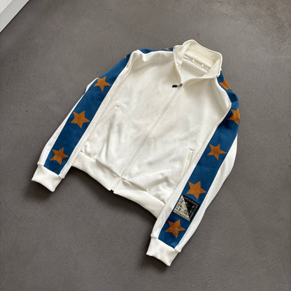 KAPITAL STUNTMAN TRACK JACKET WHITE/BLUE [M]