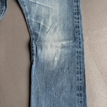 HYSTERIC GLAMOUR LIGHT WASH STUDDED SELVEDGE DENIM [W30]